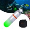 ORCATORCH SD01PRO Upgrade Bright Dive Signal Light, Submersible Beacon Mini Tank Marker Light with Constant and Flashing Modes, for Scuba Diving and Night Time Visibility (Green)