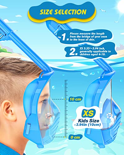 QingSong Kids Snorkel Mask Review Full Face Snorkeling Gear with Camera Mount