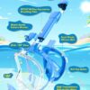 QingSong Kids Snorkel Mask Review Full Face Snorkeling Gear with Camera Mount