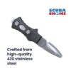 Scuba Choice Compact Dive Knife Review Durable Stainless Steel Blade and Ergonomic Handle
