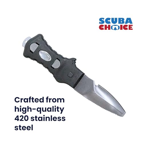 Scuba Choice Compact Dive Knife Review Durable Stainless Steel Blade and Ergonomic Handle