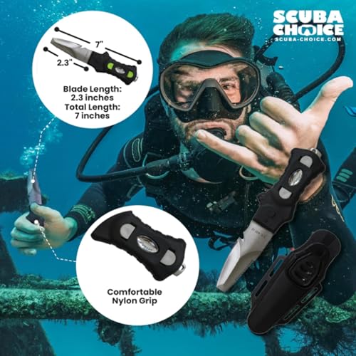 Scuba Choice Compact Dive Knife Review Durable Stainless Steel Blade and Ergonomic Handle