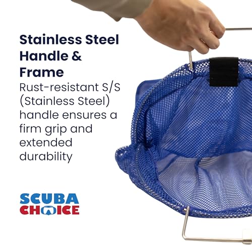 Scuba Choice Spearfishing Fish Bag Net Review Durable Stainless Steel Handle