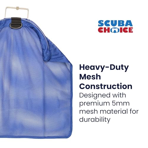 Scuba Choice Spearfishing Fish Bag Net Review Durable Stainless Steel Handle