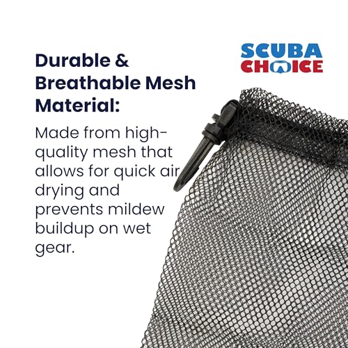 Scuba Choice Storage Mesh Bag Review Best Durable Snorkeling and Diving Gear Organizer