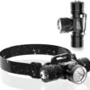 Scuba Diving Headlamp Rechargeable Dive Light, 3-in-1 Professional Underwater Headlight IPX68 Waterproof, 1200 Lumen Underwater Flashlight for Diving, Caving, Snorkeling