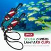 Scuba Diving Lanyard Clips OVOVFANY SOH--3 Review Secure Gear Attachment Tested