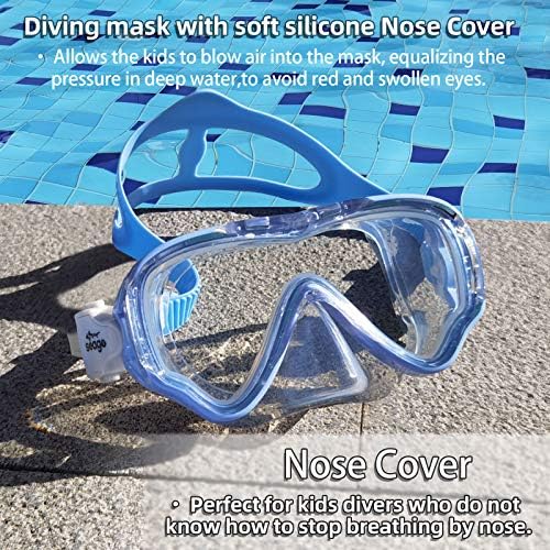 Seago Kids Swim Goggles Review Best Youth Snorkel Diving Mask with Anti-Fog Lens