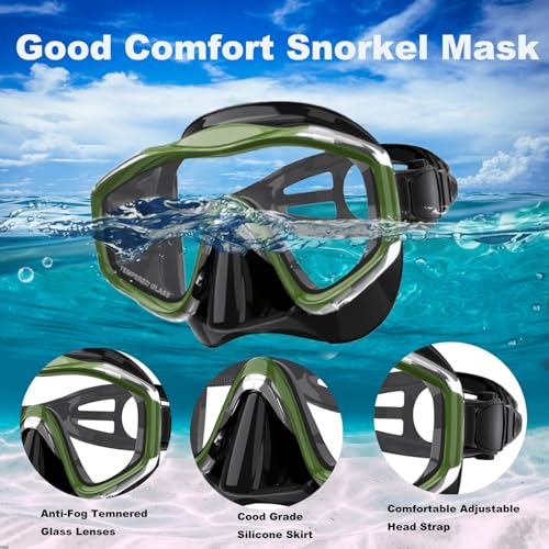 Seatheway Snorkel Mask Review Panoramic View Snorkeling Gear for Adults M61030
