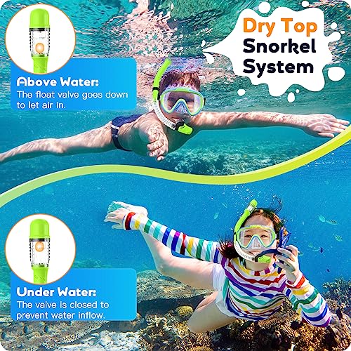 Seovediary Kids Snorkel Set Review Best Anti-Fog Tempered Glass Snorkeling Gear