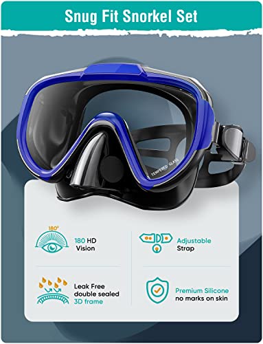 Seovediary SS2-LAN Snorkel Set Review Best Anti-Fog Snorkeling Gear for Adults
