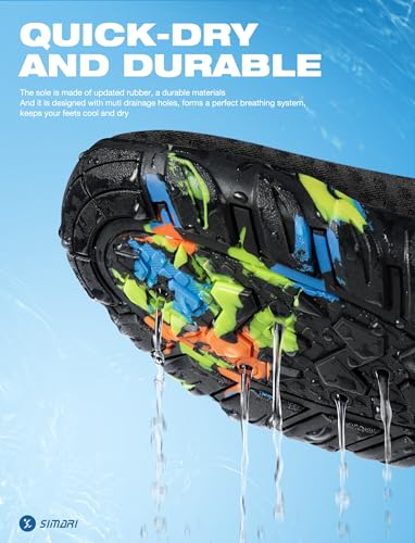 SIMARI Water Shoes Review Quick-Dry Non-Slip Swim Shoes for Beach Sports
