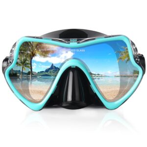 Snorkel Diving Mask, Professional Snorkeling Mask Gear, Ultra Clear Lens with Wide View Tempered Glass Goggles,Anti Leakage Scuba Mask, Silicone Swimming Goggles Mask for... Snorkel Diving Mask, Professional Snorkeling Mask Gear, Ultra Clear Lens with Wide View Tempered Glass Goggles,Anti Leakage Scuba Mask, Silicone Swimming Goggles Mask for...