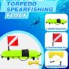 Spearfishing Buoy Review Owekfifv Torpedo Float with Dive Flag and Safety Rope Spearfishing Buoy Review Owekfifv Torpedo Float with Dive Flag and Safety Rope