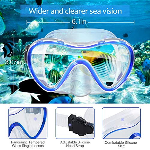 Supertrip Snorkeling Gear Review Best Anti-Fog Mask and Snorkel Set Blue