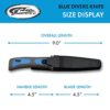 SZCO 210424-BL Dive Knife Review Best Blue Diving Knife for Underwater Adventures