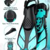 Viginsul Snorkel Set Review Best Full Face Snorkel Mask and Adjustable Swim Fins