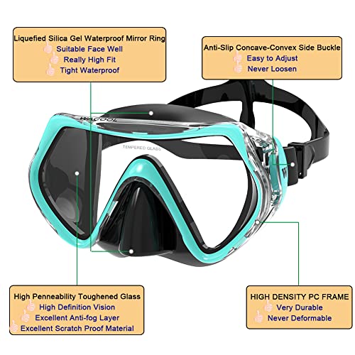 WACOOL Professional Snorkeling Set Review Best Adult Silicone Mask and Snorkel Combo WACOOL Professional Snorkeling Set Review Best Adult Silicone Mask and Snorkel Combo