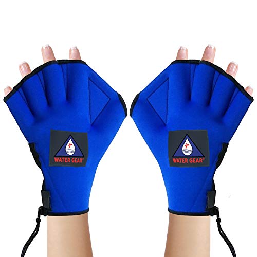 Water Gear All Neoprene Fingerless Force Gloves - 50% More Resistance Water Gear All Neoprene Fingerless Force Gloves - 50% More Resistance