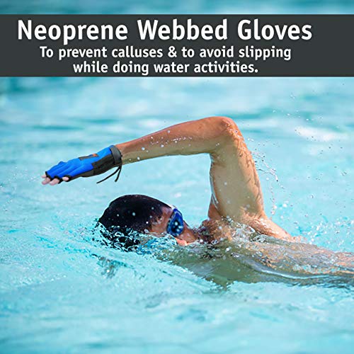 Water Gear All Neoprene Fingerless Force Gloves - 50% More Resistance Water Gear All Neoprene Fingerless Force Gloves - 50% More Resistance