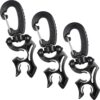 Weewooday 3 Pieces Diving Hose Holder Clip Scuba Accessories Diving Double BCD Hose Clip with Snap Hook Buckle for Snorkeling Accessories Weewooday 3 Pieces Diving Hose Holder Clip Scuba Accessories Diving Double BCD Hose Clip with Snap Hook Buckle for Snorkeling Accessories