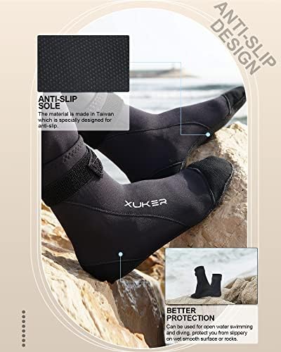 XUKER Neoprene Water Socks Review Best Beach Volleyball Socks for Outdoor Water Sports