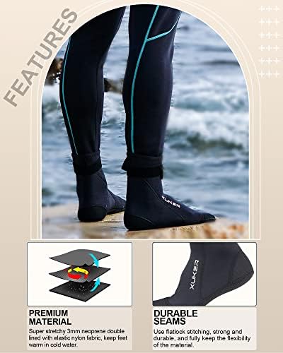 XUKER Neoprene Water Socks Review Best Beach Volleyball Socks for Outdoor Water Sports