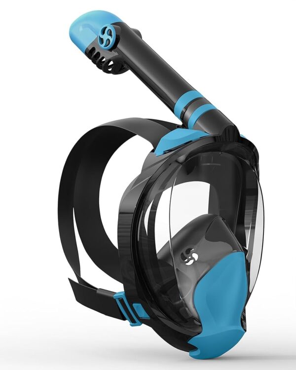 Zenoplige Full Face Snorkel Mask Adults,Dry-Top Snorkeling Gear with Camera Mount,Foldable 180-Degree Panoramic Scuba Mask for Snorkeling Diving Swimming Travel,Snorkel Mask... Zenoplige Full Face Snorkel Mask Adults,Dry-Top Snorkeling Gear with Camera Mount,Foldable 180-Degree Panoramic Scuba Mask for Snorkeling Diving Swimming Travel,Snorkel Mask...